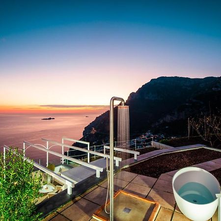 Villa La Tagliata Spectacular Jacuzzi Tub Amazing View And Private Parking Garage Positano Ngoại thất bức ảnh