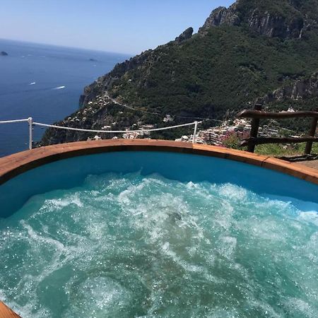 Villa La Tagliata Spectacular Jacuzzi Tub Amazing View And Private Parking Garage Positano Ngoại thất bức ảnh