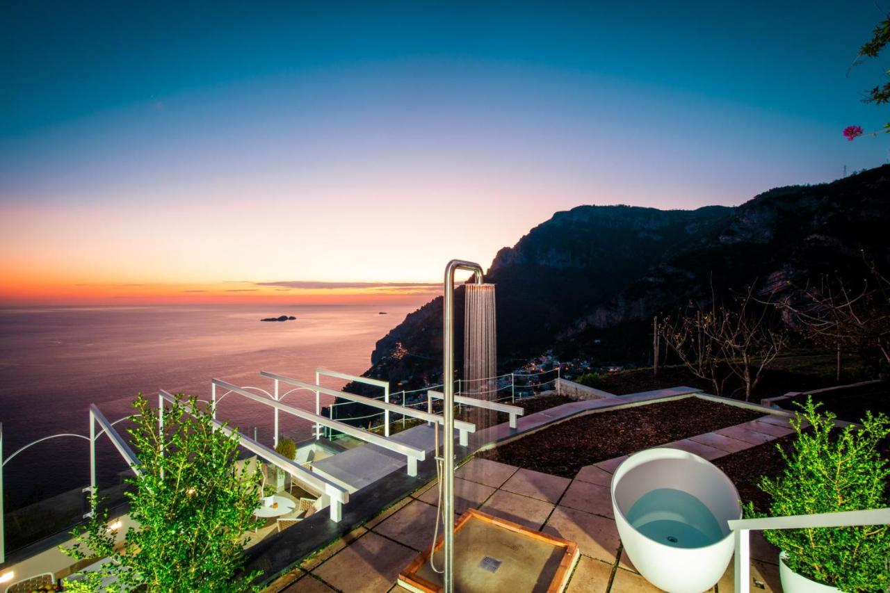 Villa La Tagliata Spectacular Jacuzzi Tub Amazing View And Private Parking Garage Positano Ngoại thất bức ảnh