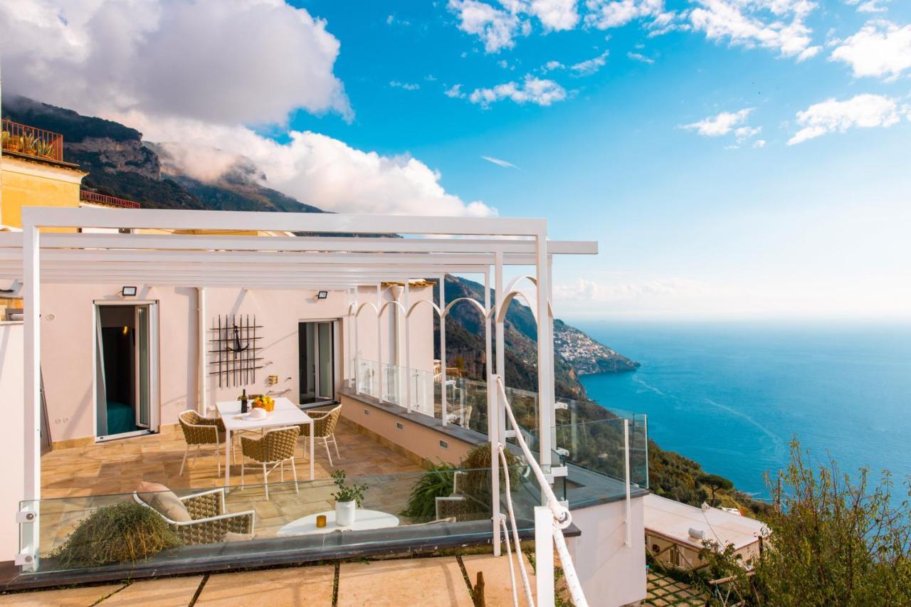 Villa La Tagliata Spectacular Jacuzzi Tub Amazing View And Private Parking Garage Positano Ngoại thất bức ảnh