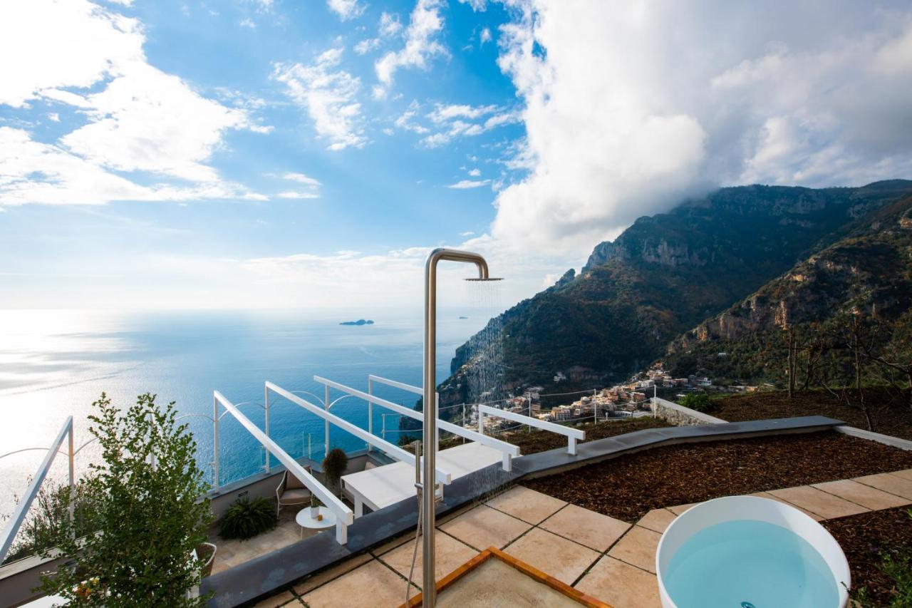 Villa La Tagliata Spectacular Jacuzzi Tub Amazing View And Private Parking Garage Positano Ngoại thất bức ảnh