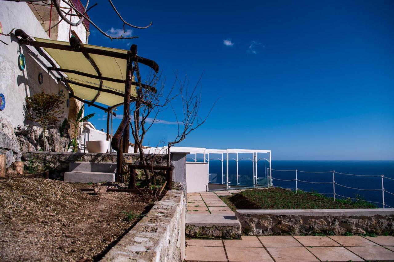 Villa La Tagliata Spectacular Jacuzzi Tub Amazing View And Private Parking Garage Positano Ngoại thất bức ảnh